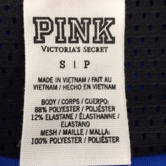 Pink Victoria’s Secret Ultimate Blue Mesh Back S - Picture 8 of 8